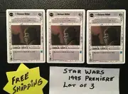 Star Wars Cards 1995 Premiere SHISTAVANEN WOLFMAN Card Lot of 3 Free Shipping