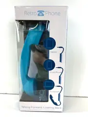 Innovage Teal Retro Phone Talking Handset For most Tablets, Smart Phone Gift