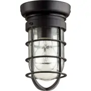 Quorum International 7282-69 Bowery Flush Mount Noir