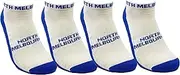 AFL North Melbourne Kangaroos High Performance Airflow Mesh Sport Ankle Socks 4 pair | Australian Football League