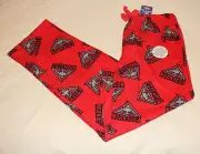 Essendon Bombers Logo AFL Mens W16 Printed Flannel Sleep Pants Size S New