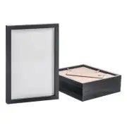 5x Black A4 (8" x 12") Photo Frames Picture Poster Home Wall Décor