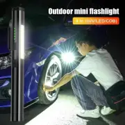 Portable Mini Pen Work Light USB Rechargeable LED Pocket Torch Flashlight