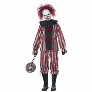 Nightmare Clown Horror Killer Sinister Joker Circus Halloween Mens Costume
