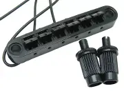 Piezo Tune-O-Matic Guitar Bridge Pickup Black