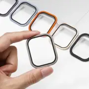 Tempered Glass for Apple Watch Ultra 49mm Titanium Metal Frame Anti-Scratch film