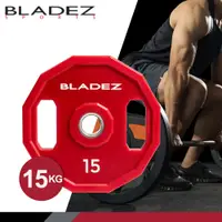 在飛比找PChome24h購物優惠-【BLADEZ】OP5-CPU彩色多邊形包膠槓片-15KG 