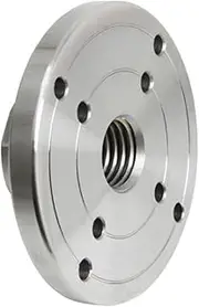 wood lathe faceplate,lathe chuck, Steel Wood Lathe Face Plate, M18 X 2.5 Threaded， 4Inch