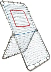 Champion Sports Rebound Pitchback Net - Adjustable Training 0, Silver