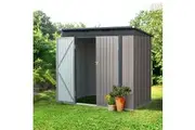 Giantz Garden Shed 1.95x1.31M Sheds Outdoor Storage Steel Workshop House Tool Double Door