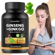 GINSENG +GINKGO EXTRA STRENGTH capsules Energy,Stamina,Focus