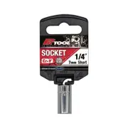 Pk Tools 1/4" Dr Short Socket 6pt Metric 7,8,10 & 12mm