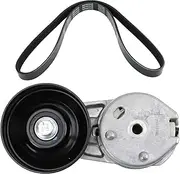 Air Conditioning Drive Belt Component Kit Compatible with 2008-2010 Ford
