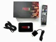 2025 Red 3 Quad-Core 4K IPTV+Android 9.1 TV Box Media Player 2G/8G Wifi 5.0Ghz