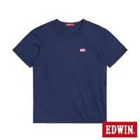 在飛比找蝦皮商城優惠-EDWIN 人氣復刻款 經典小紅標徽章短袖T恤(丈青色)-男