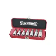 Sidchrome 1/2'' Drive In-Hex Socket Set - 7 Piece