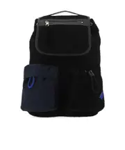 Ader Error Logo Patch Panelled Boucle Backpack One size Black