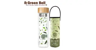 GREEN BELL綠貝 Season雙層玻璃水瓶500ml涼夏綠