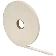 1/2"W x 1/4"H x 17' L White Foam Self-Adhesive Window Door Weather Strip Seal