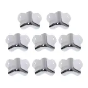 8 PCS Corner Protector Corner Shelf Cabinet Furniture Corner Metal Bumpers