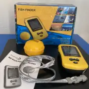 TL86 Wireless Fish Finder Sonar LCD Echo Sounders Fishfinder 100 Meters 125KHz