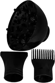FELTECHELECTR Hair Dryer Attachment Kit Diffuser Nozzle and Comb Nozzle Hair Dryer Hood for Styling