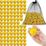 Wettarn 100 Pcs Mini Training Foam Baseballs Soft Baseballs with Storage Bag Practice Baseballs for Hitting Pitching Machines Batting Accuracy Indoor Outdoor Sports Kids Teenager Players Play