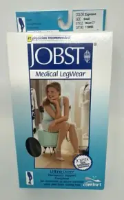 Jobst Ultrasheer 20-30 Waist High Closed Toe Pantyhose Stockings - Espresso