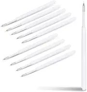 10 Pcs Fine Point Pin Pen Refills, Spare Refill for Weeding Pens, Replace Refill Needle Pin Craft Vinyl Tools for Air Bubble Release Piercing and Weeding Small Pieces