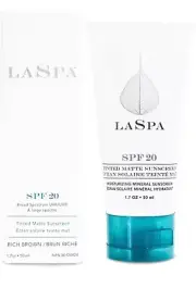 SPF20 Tinted Mineral Sunscreen by LASPA Broad Spectrum UVA & UVB Protect BRONZE