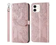For iPhone 12 Cover with Kickstand - Pink