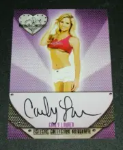 2016 Benchwarmer CARLY LAUREN Eclectic #99 Gold Foil Autograph PLAYBOY Playmate