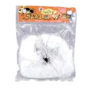Loftus Web With Spider Halloween 20 Grams 2pc synthetic fibers Decoration Pro...