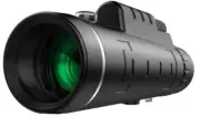 40X60 Monocular Telescope w/ Compass Water Resistant Sports Birds Watching