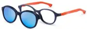 Nano Vista Sprite-SC-3 NAO306 Eyeglasses Youth Kids Navy 46mm Polarized Clip-On