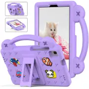 Nevenka Cartoon EVA Full Body Protective Tablet Case for Samsung Tab A7 Lite 8.1(2021) T220-Purple
