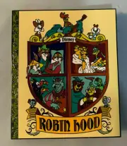 PIN ROBIN HOOD 3" JUMBO FANTASY LITTLE GOLDEN BOOK PRINCE JOHN SIR HISS LITTLE