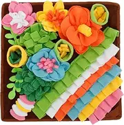 HSHGZSR Pet Snuffle Mat, Soft Snuffle Mat for Dogs, Bright Color Snuffle Mat, Machine Washable Slow Eatting Mat, Dog Snuffle Mat with Anti Slip Bottom, Snuffle Mat Treats for Small Pets