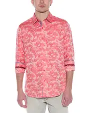 Robert Graham Poseidon Linen-Blend Shirt