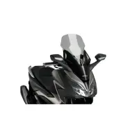 PUIG WINDSCREEN V-TECH LINE TOURING FOR HONDA FORZA 125 21-25 LIGHT SMOKE