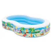 Intex 262x160cm Outdoor/Patio Inflatable Kids Swim Center Seashore Pool 3y+