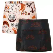 Waterproof Boho 2 Pack Server Aprons Sun and Moon Waitress Aprons Free Spirit
