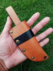 Hand Crafted Fix Blade Knife Leather Sheath Skinner Hunting Knife Sheath Holster