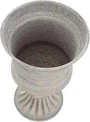 HAKIDZEL Vintage Metal Vase for Dried Flowers Retro Style Floral Holder for Table Decor Elegant Centerpiece Multi Purpose Flower Container for Home Weddings and Photography