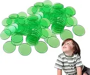 Bingo Chips, Bingo Game Playing Equipment with Bag, Poker Card Game Chips Bulk, Counting Discs Markers for Learning Math Counting, Game Play Fengr-au