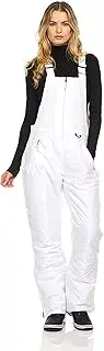 [Arctic Quest] Womens Insulated Water Resistant Ski Snow Bib Pants