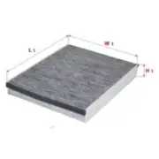 Sakura Carbon Cabin Air FIlter for Ford Kuga TF 4cyl 1.5L 1.6L 2.0L 2013-2016