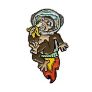 Astronaut Chimp Golf Ball Marker with Magnetic Hat Clip, Funny Golf Gift