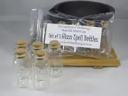 Spell Bottles - Set of 5 glass bottles with cork