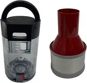 Dustbin Assembly Dust Container Cup Cyclone Accessories Spare Parts. Compatible for Roborock S7 Plus S7 MAXV Plus Cleaner(Black with Cyclone)